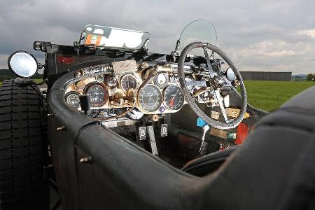 Bentley 4,5 Litre Blower, Cockpit
