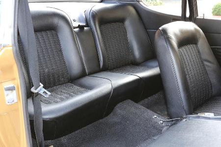 Ford Capri 2300 GT, Fondsitze