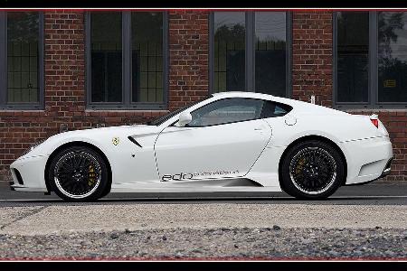 Für den Ferrari 599 GTB bietet Tuner Edo Competition ein Aerodynamik-Paket an.