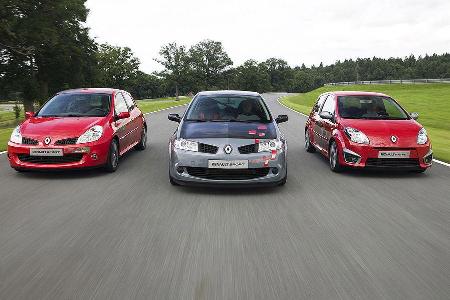 Auch vom Twingo und von Clio sind sportliche Modelle im Angebot.