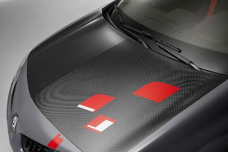 Die Haube spart alleine 7,5 Kilogramm ein.