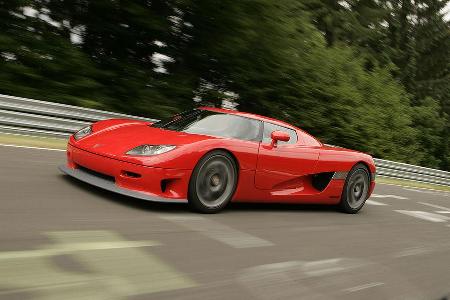 Disziplin eins: Beschleunigung 0 - 200 km/h. Der Koenigsegg CCR belegt mit 9,6 Sekunden Platz eins.