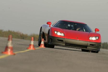 Die zweite Disziplin erstreckt sich in schwindelerregende Höhen der Tachometerskala: Erst bei 395 km/h ergibt sich der Koeni...