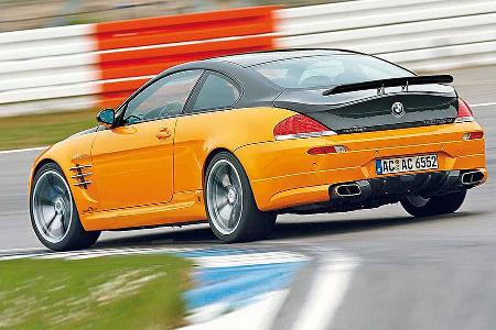 Erneut sticht der Schnitzer-BMW in die Phalanx der Supersportwagen. Der auffällige Wagen auf Basis des M6 liegt denkbar knap...
