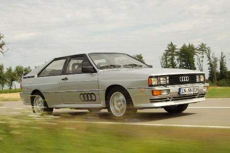 Audi quattro, Seitenansicht