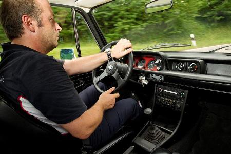 BMW 2002 turbo, Cockpit, Fahrersicht
