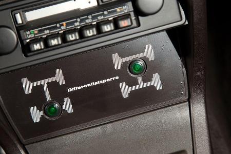 Audi quattro, Bedienelemente