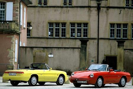 Porsche 944 Cabrio, Mazda MX-5, Alfa Romeo Spider