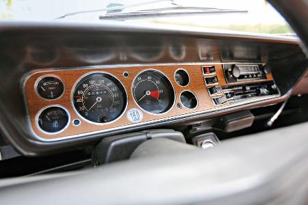 Ford Capri 2600 GT, Rundinstrumente