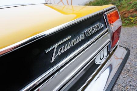 Ford Taunus 2300 GXL, Heck, Typenbezeichnung