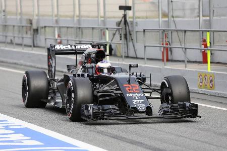 Jenson Button - McLaren - Formel 1-Test - Barcelona - 24. Februar 2016