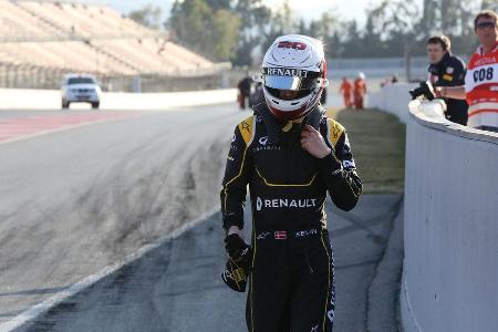 Kevin Magnussen - Renault F1 - Formel 1-Test - Barcelona - 24. Februar 2016