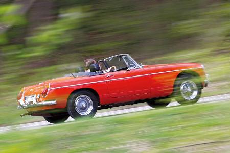 MGB, Seitenansicht