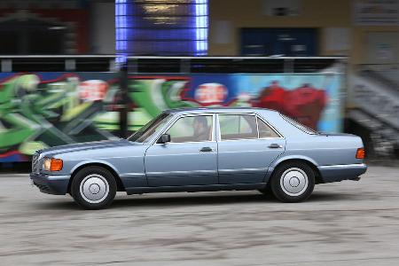 Mercedes 420 SE, Seitenansicht