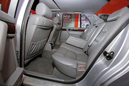 BMW 740i, Fondsitz, Beinfreiheit