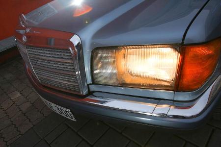 Mercedes 420 SE, Frontscheinwerfer