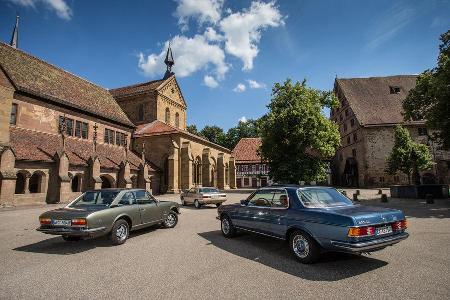 Lancia Gamma Coup 2.5 i.e., Mercedes 230 CE, Peugeot 504 TI Coup