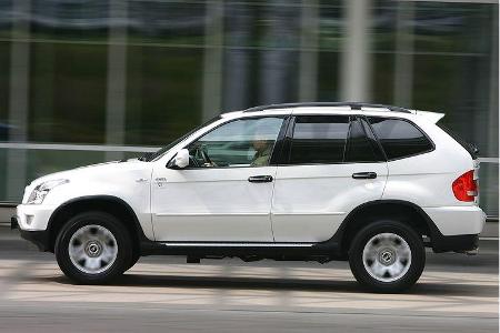 Er ist ein aufgetoasteter Mitsubishi Pajero mit der Technik der dritten und dem Leiterrahmen der vierten Generation.