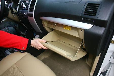 Ablagen finden sich auch im SUV.