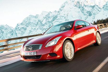 Zusammen mit der Limousine soll auch die Coupé-Version des G37 künftig in Europa Fuß fassen.