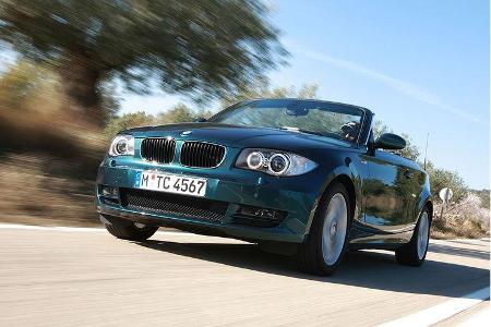 Auf Testfahrt mit dem neuen Stoffdachcabrio der BMW 1er-Reihe.