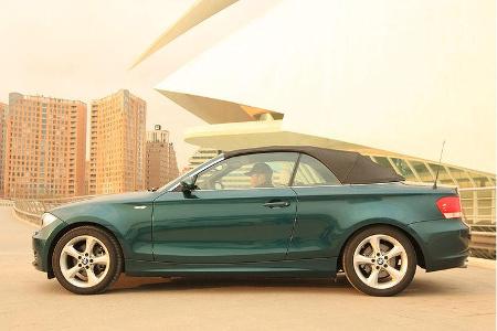 Das Ãffnen des Stoffdachs ...