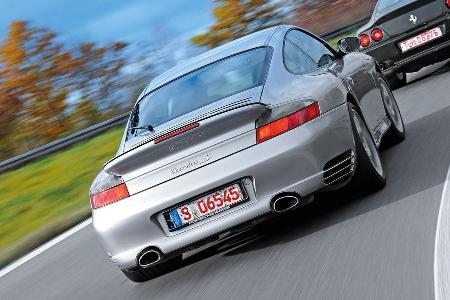 Porsche 911 Turbo S (996), Heckansicht