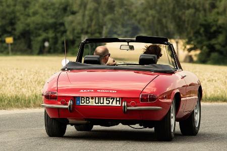 Alfa Spider 1750 Veloce, Heckansicht
