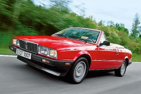 Maserati Biturbo Spyder, Seitenansicht