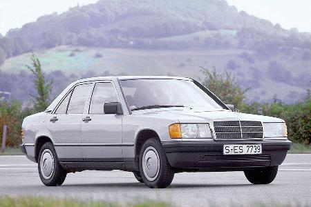 Mercedes 190, Seitenansicht