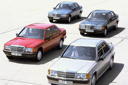 Mercedes W 201 190 E 2,3-16, 190 E, 190 D, 190