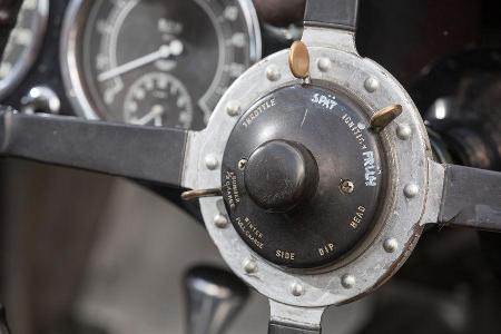 Aston Martin MK II, Lenkrad, Detail