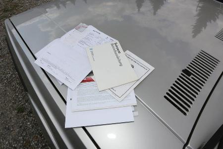 VW Scirocco GTX, Papiere