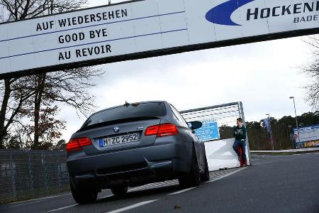 BMW M3 Coup E92, Heckansicht, Nrburgring