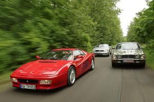 Daimler Double Six, Ferrari 512 TR, Mercedes SL 600