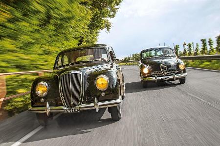 Alfa Romeo 1900, Lancia Aurelia B 10, Frontansicht