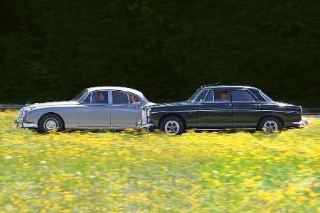 Jaguar MK II, Rover P5B, Seitenansicht