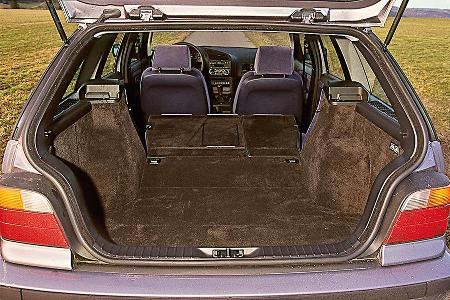 BMW 3er-Reihe E36, Kofferraum