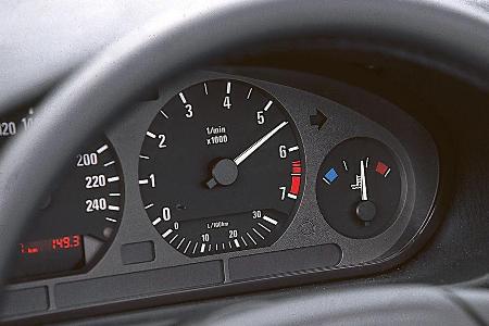 BMW 3er-Reihe E36, Rundinstrumente