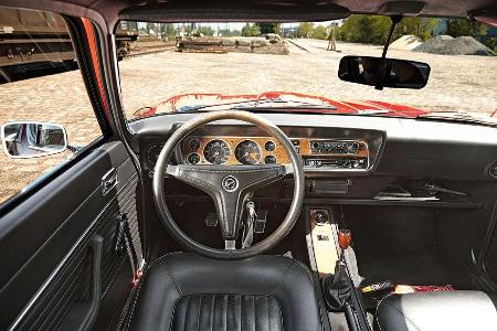 Ford Capri Serie 1, Lenkrad, Cockpit
