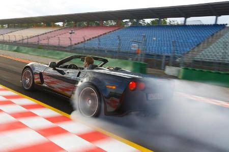 Corvette C6, Hockenheim, Burnout