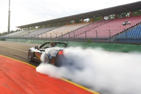 Corvette C6, Hockenheim, Burnout