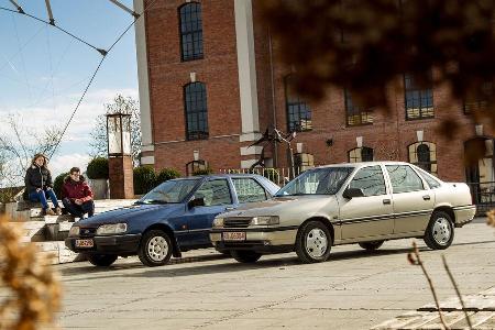 Opel Vectra 2.0i, Ford Sierra 2.0i, Seitenansicht