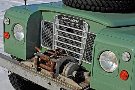Land Rover 109 Serie 3, Khlergrill, Seilwinde