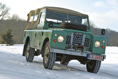 Land Rover 109 Serie 3, Frontansicht