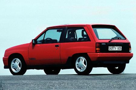 Opel Corsa GSI, Heckansicht