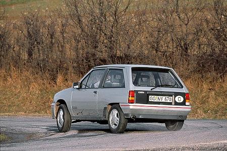 Opel Corsa GSI, Heckansicht