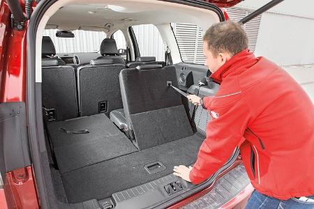 Ford Galaxy 1.5 Ecoboost, Fondsitze, Umklappen