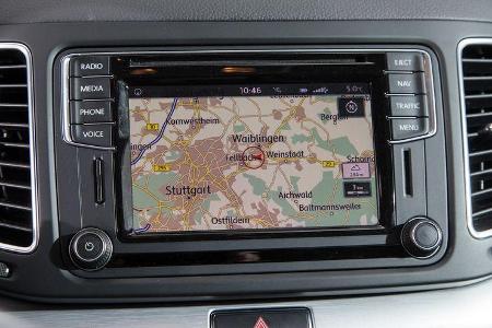 VW Sharan 1.4 TSI, Navi, Bildschirm