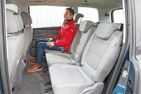 VW Sharan 1.4 TSI, Fondsitze